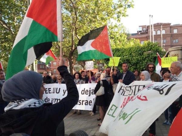 Manifestación propalestina en Madrid