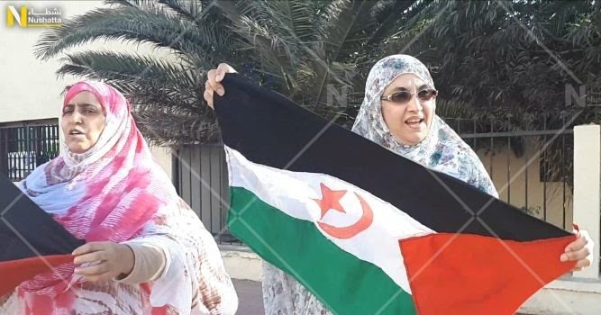 El Confidencial Saharaui: La activista saharaui Aminetu Haidar encabeza a las manifestaciones en El Aaiún ocupado. El Confidencial Saharaui: La activista saharaui Aminetu Haidar encabeza a las manifestaciones en El Aaiún ocupado.
