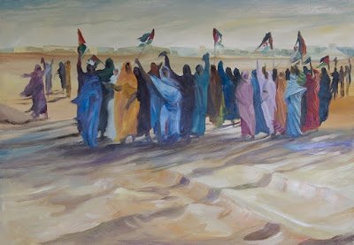 Mujer liberadora: del poeta saharaui Mohamidi Fakala en el exilio, (Campamentos de refugiados saharauis en el sur de Argelia)