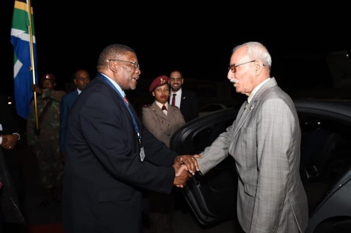 Arribó a Sudafrica el presidente saharaui y Secretario General del Frente Polisario | Sahara Press Service Arribó a Sudafrica el presidente saharaui y Secretario General del Frente Polisario | Sahara Press Service