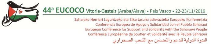 44ª Eucoco 2019 Vitoria-Gasteiz – Información de interés – CEAS-Sahara 44ª Eucoco 2019 Vitoria-Gasteiz – Información de interés – CEAS-Sahara