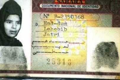 Carnet de identidad español en el Sahara Occidental 