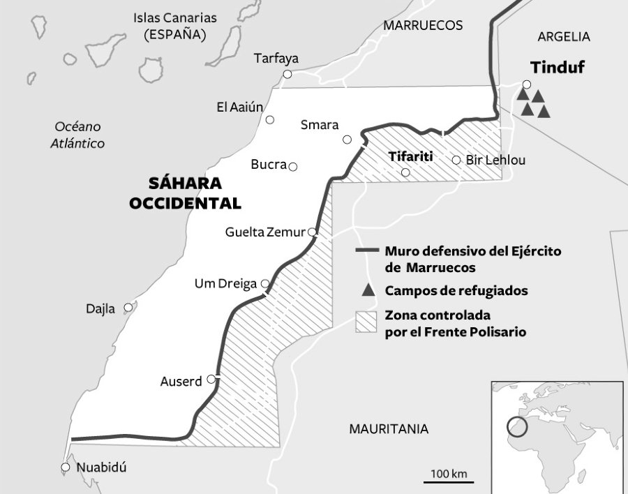 Sahara Occidental Marruecos territorio la-tinta