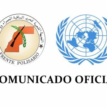 Comunicado oficial del Frente POLISARIO tras la votación de Consejo de Seguridad y la renovación del mandato de la Misión de la ONU para el Referéndum en el Sáhara Occidental