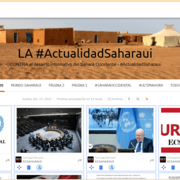 ¡La ACTUALIDAD SAHARAUI del 27 de octubre de 2022! | Últimas NOTICIAS del Sahara Occidental