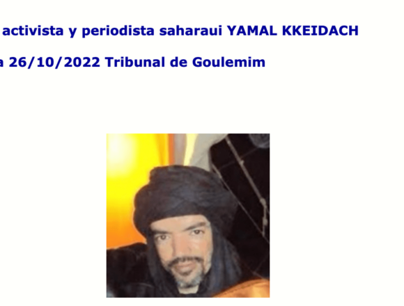 jamal_mahayub_kreidach La Asociación Internacional de Juristas por el Sahara Occidental ha denunciado el juicio político contra el periodista saharaui YAMAL KKEIDACH | Sahara Press Service