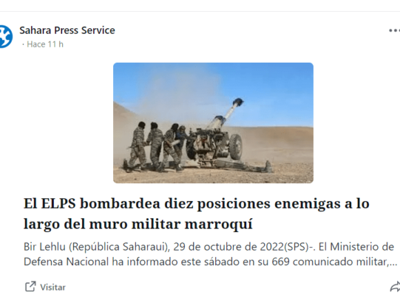 sw34r5tyhj El ELPS bombardea diez posiciones enemigas a lo largo del muro militar marroquí | Sahara Press Service