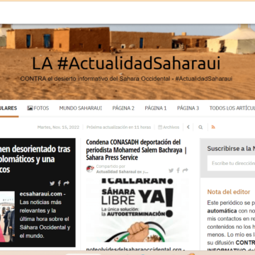 ¡La ACTUALIDAD SAHARAUI! ÚLTIMAS NOTICIAS del Sahara Occidental – 15/11/2022