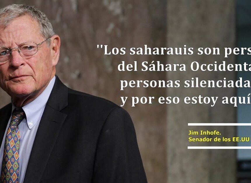 Inhofe, destacado defensor del pueblo saharaui, abandona el senado de EE.UU y lo sustituye un partidario de los Acuerdos de Abraham