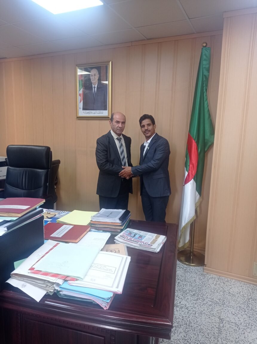 El Secretario General de la UJSARIO se reúne con el Secretario General del Ministerio de Juventud y Deportes de Argelia | Sahara Press Service