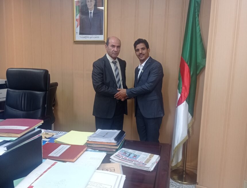 img_20221108_110751 El Secretario General de la UJSARIO se reúne con el Secretario General del Ministerio de Juventud y Deportes de Argelia | Sahara Press Service