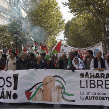 Manifestación en Madrid de apoyo al pueblo saharaui : MANIFIESTO | Sahara Press Service