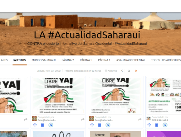 ¡La ACTUALIDAD SAHARAUI! | Últimas NOTICIAS del Sahara Occidental – 3/11/2022