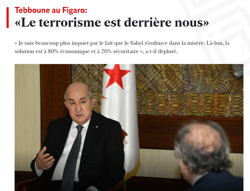 12w3eds L’Expression: Nationale – «Le terrorisme est derrière nous»