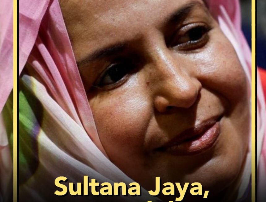 Sultana Jaya, Persona del Año para «ECSAHARAUI»