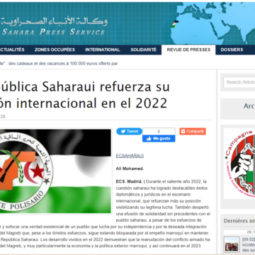 La República Saharaui refuerza su posición internacional en el 2022 | Sahara Press Service