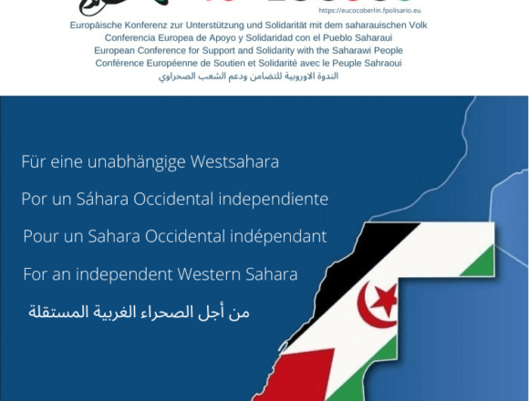 Fur-eine-unabhangige-Westsahara-min La 46ª EUCOCO, una oportunidad para pedir el cese de la injusticia, las violaciones de DD.HH y poner fin a la ocupación del Sáhara Occidental