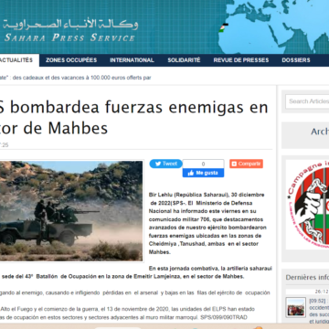aqwaswwx-1 GUERRA EN EL SAHARA | El ELPS bombardea fuerzas enemigas en el sector de Mahbes | Sahara Press Service