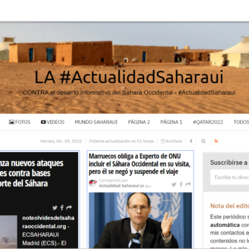 ¡LA ACTUALIDAD SAHARAUI! Noticias del SAHARA OCCIDENTAL – 9/12/2022