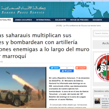 Fuerzas saharauis multiplican sus ataques y bombardean con artillería posiciones enemigas a lo largo del muro militar marroquí | Sahara Press Service