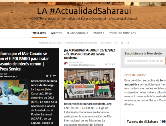 wsdcfvredsx ¡LA ACTUALIDAD SAHARAUI! – 21/12/2022 – SAHARA OCCIDENTAL