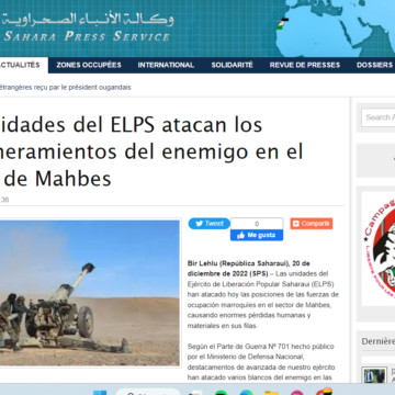 zaswedrfghjnmk. Las unidades del ELPS atacan los atrincheramientos del enemigo en el sector de Mahbes | Sahara Press Service