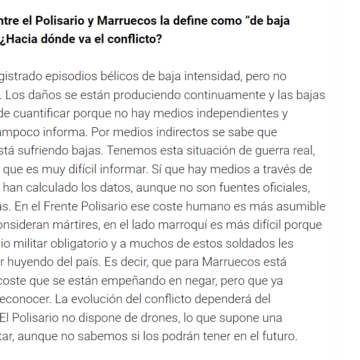 Carlos Ruiz Miguel: “El Polisario ha perdido el entusiasmo de la juventud, ahora es más cauto” | Diario de Fuerteventura