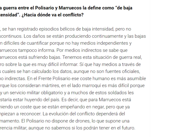Carlos Ruiz Miguel: “El Polisario ha perdido el entusiasmo de la juventud, ahora es más cauto” | Diario de Fuerteventura