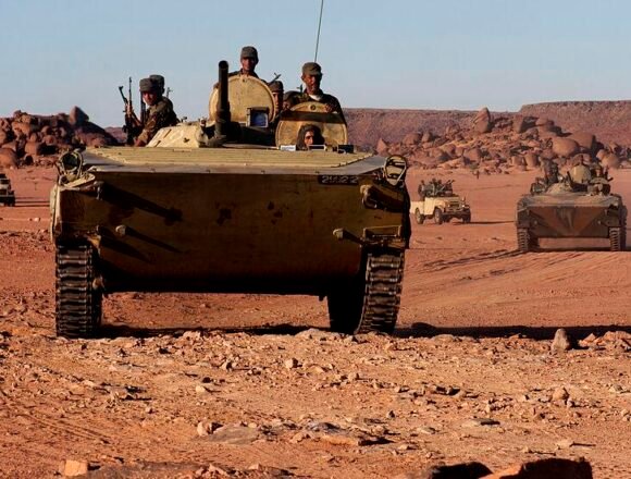 El Ejército saharaui destruye la sede del mando del 65º Batallón del ejército marroquí en el norte del Sáhara Occidental