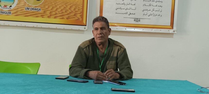 Finalmente, el candidato Bachir Mustafá Sayed da su discurso ante los electores del XVI Congreso del Frente POLISARIO