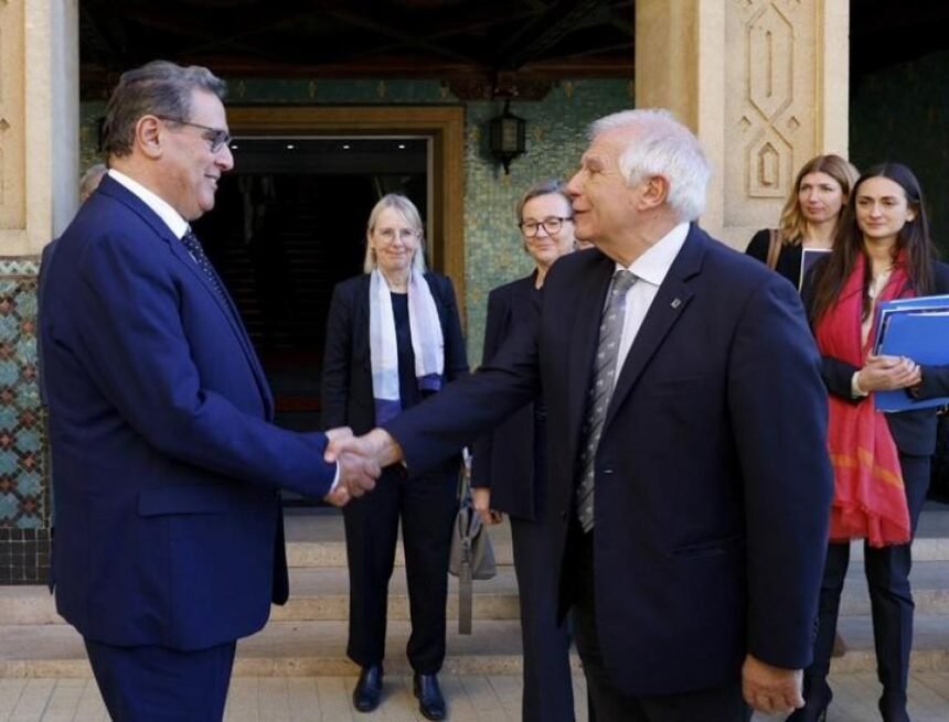 Borrell cierra su visita en Marruecos sin mencionar los derechos humanos y pasa de puntillas por el ‘Catargate’ | Público