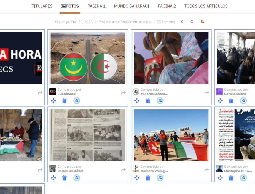 ¡LA ACTUALIDAD SAHARAUI! – 29/1/2023 – ÚLTIMAS NOTICIAS del Sahara Occidental