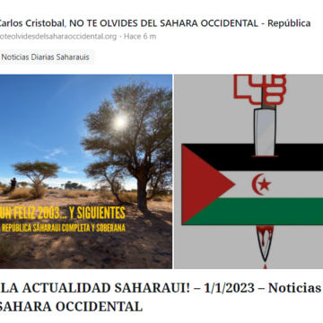 asdefgh ¡LA ACTUALIDAD SAHARAUI! – 1/1/2023 – Noticias del SAHARA OCCIDENTAL