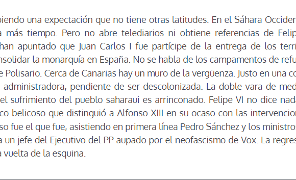 Un discurso belicoso | Política | TELDEACTUALIDAD