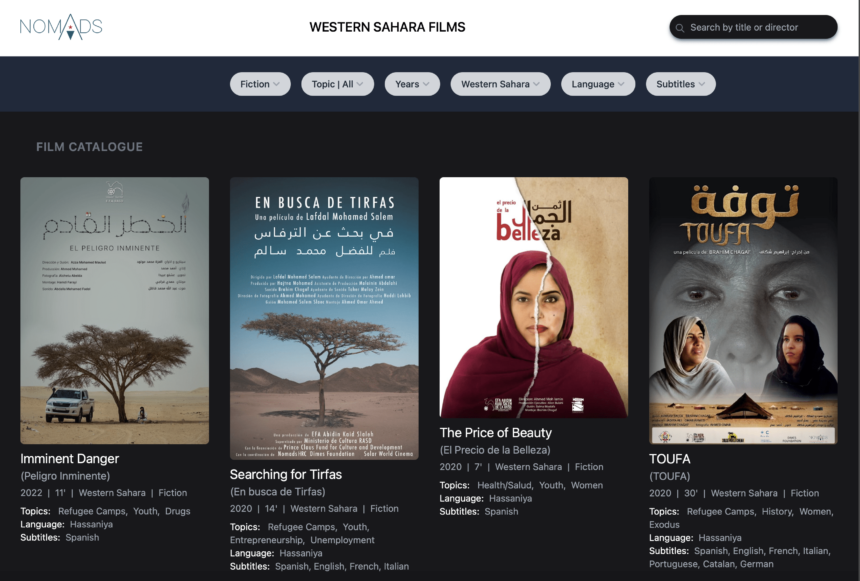 FiSahara presenta el catálogo online más extenso de películas del Sáhara | Sahara Press Service