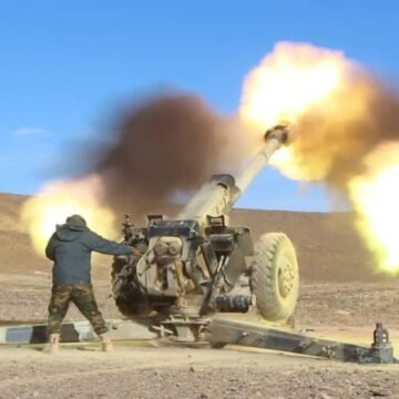 Las unidades del ELPS bombardean posiciones de los soldados enemigos en el sector de Farsía | Sahara Press Service