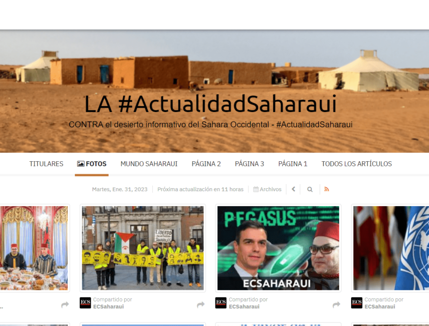 ¡LA ACTUALIDAD SAHARAUI! – 31/1/2023 – NOTICIAS del Sahara Occidental