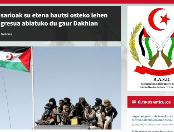 Polisarioak su etena hautsi osteko lehen kongresua abiatuko du gaur Dakhlan – Euskadirako Saharar Ordezkaritza