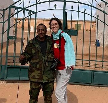 La alumna de Publicidad y Relaciones Públicas, Sofía Fernández, comparte su experiencia en los campamentos de refugiados saharauis | Noticias UNEATLANTICO