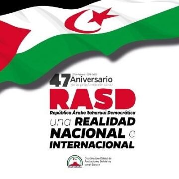 47º ANIVERSARIO DE LA RASD: Convocatorias de apoyo a la República Saharaui