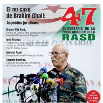 23 de Febrero: Manuel Ollé presenta en GC el ‘no caso de Brahim Ghali’ – Espiral21