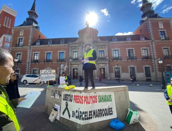 27F en Madrid: Se cumplen dos años de protestas en el MAE de España por los presos político saharauis – #47_RASD