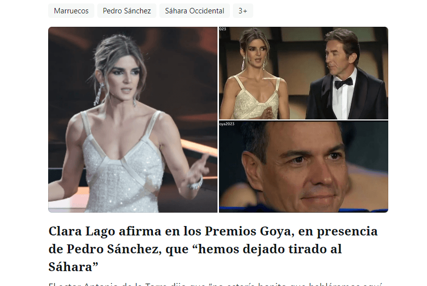 Marruecos prohíbe una película por incluir una canción prosaharaui – SWI swissinfo