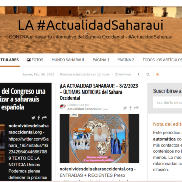¡LA ACTUALIDAD SAHARAUI! – 9/2/2023 – NOTICIAS del Sahara Occidental