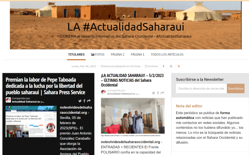 ¡LA ACTUALIDAD SAHARAUI! – 6/2/2023 – NOTICIAS del Sahara Occidental