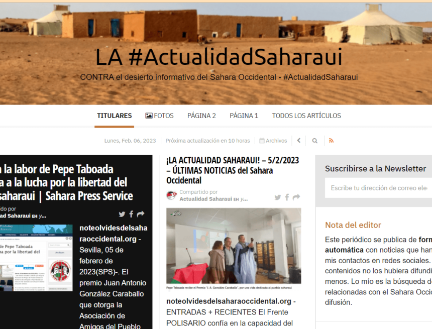 ¡LA ACTUALIDAD SAHARAUI! – 6/2/2023 – NOTICIAS del Sahara Occidental