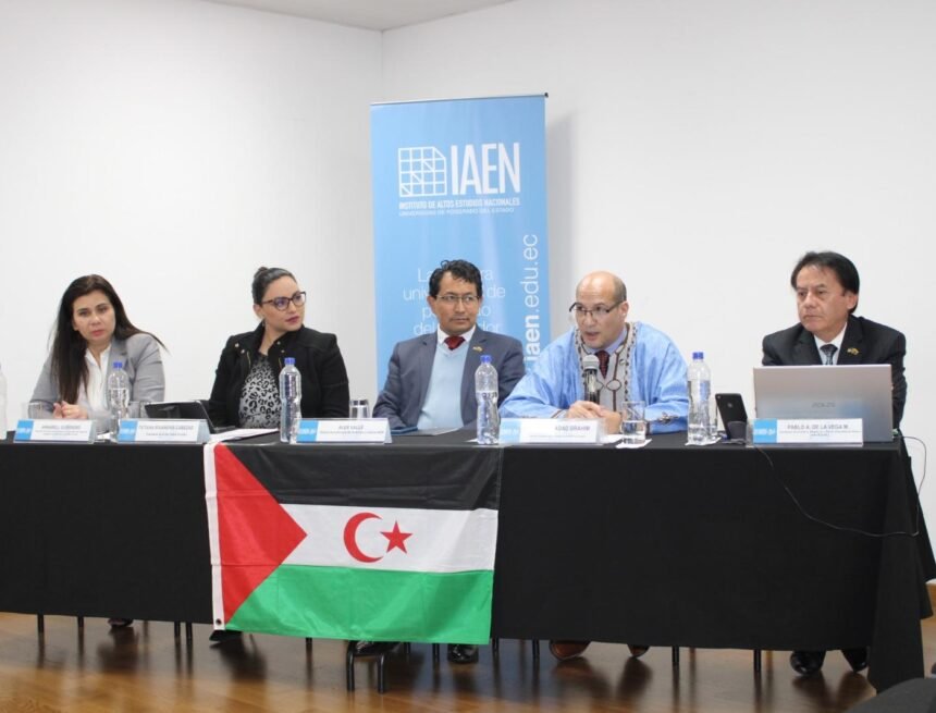 Por el 47º aniversario de la proclamación de la RASD, juristas ecuatorianos debaten sobre la causa saharaui en el Instituto de Altos Estudios Nacionales | Sahara Press Service