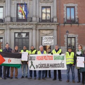 Manifestación en Madrid por el 47 aniversario de la RASD y los presos políticos saharauis encarcelados por Marruecos | Sahara Press Service