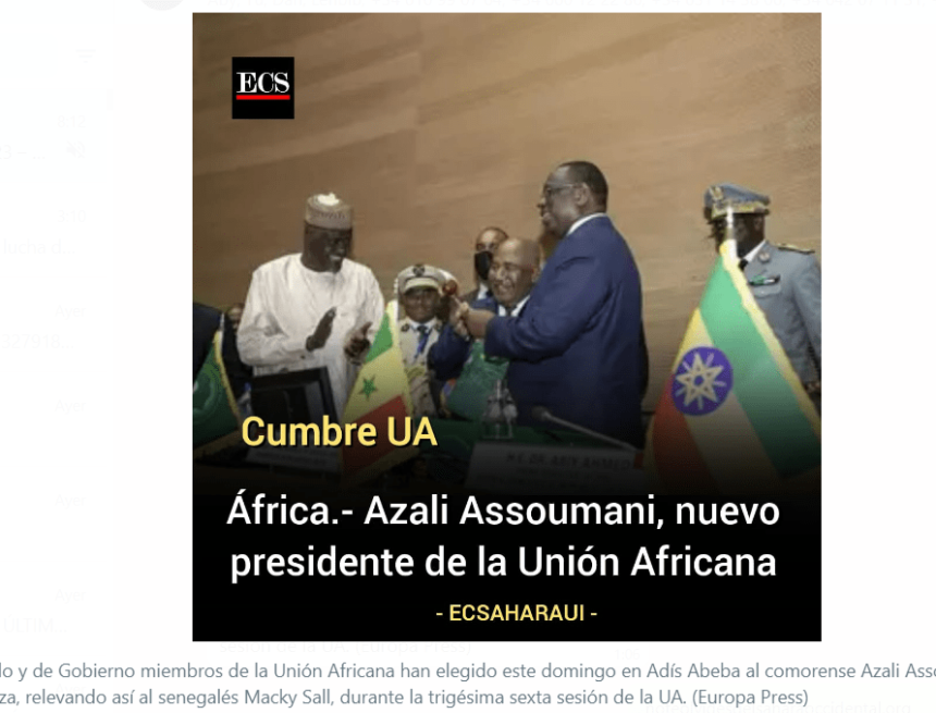 sdfghjnm ¡LA ACTUALIDAD SAHARAUI! – 25/12/2022 – SAHARA OCCIDENTAL