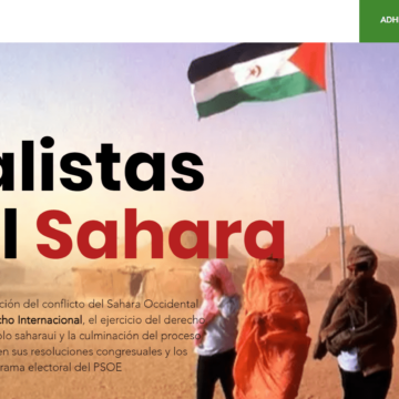 MANIFIESTO de Socialistas por el Sahara en defensa  del derecho inalienable del pueblo saharaui a la libre determinación